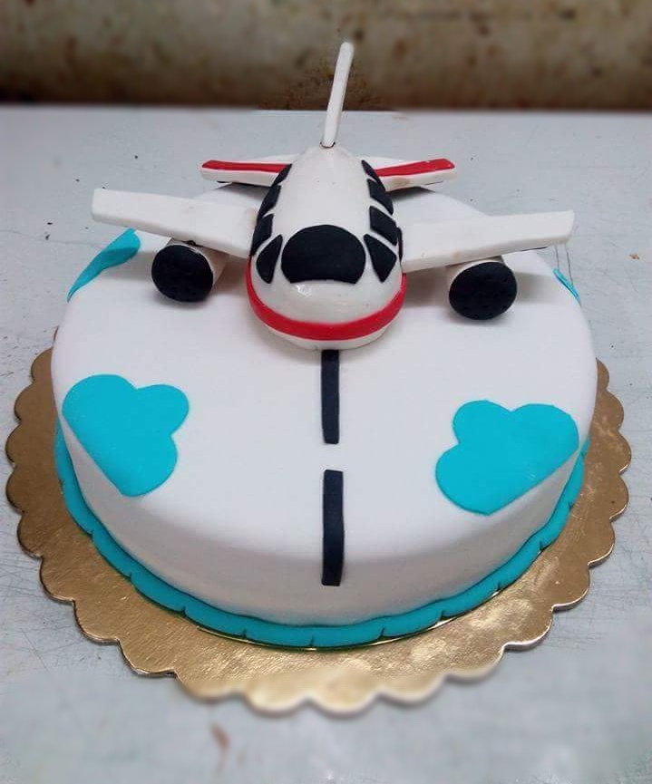 Virgin Plane Birthday Cake Delivery in Delhi NCR - ₹2,349.00 Cake Express