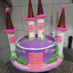 castle theme cake