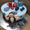 gym theme cake